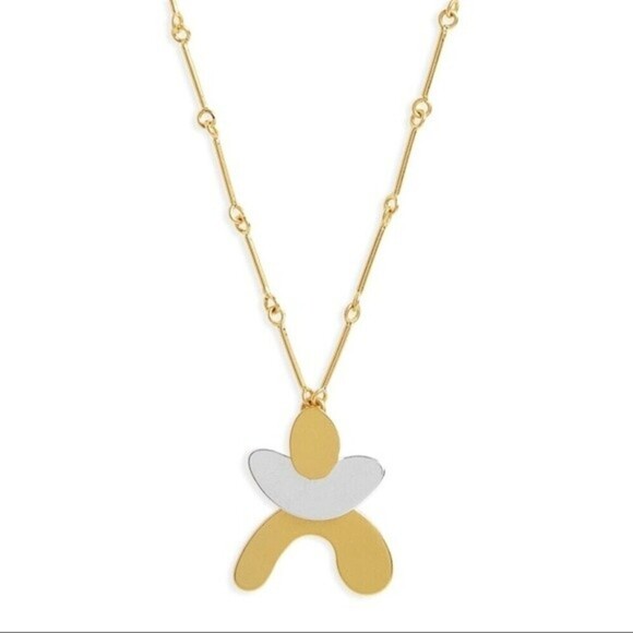 Madewell Modform Pendant Necklace Gold - Picture 1 of 9